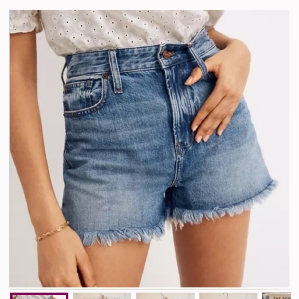 Madewell perfect Jean shorts 23